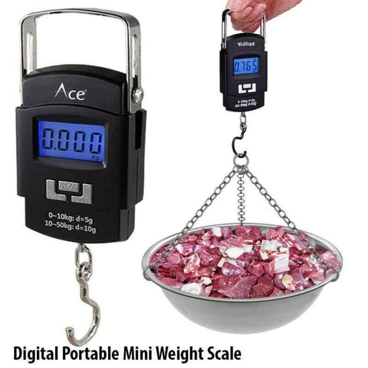 0fc74e5b4f55578cc9fde554c59f5823.jpg_720x720q80.jpg Electronic Portable Luggage Hanging Scale - Black - Image 1