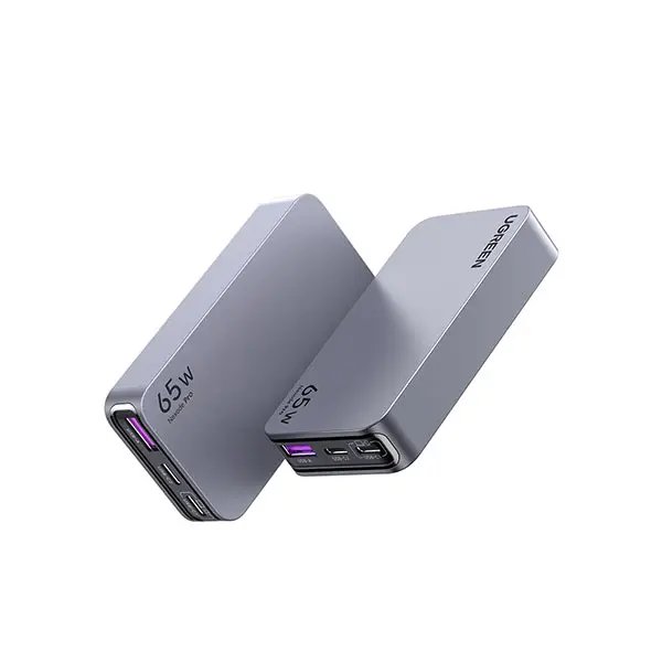 15817-600x600-1.webp UGREEN 15817 Nexode Pro 65W 3-Port GaN Ultra-Slim Fast Charger US - Image 1