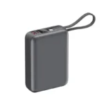 QCY PB20A 20000mAh 45W PD Fast Charging Mini Power Bank with Built-in Type C Cable