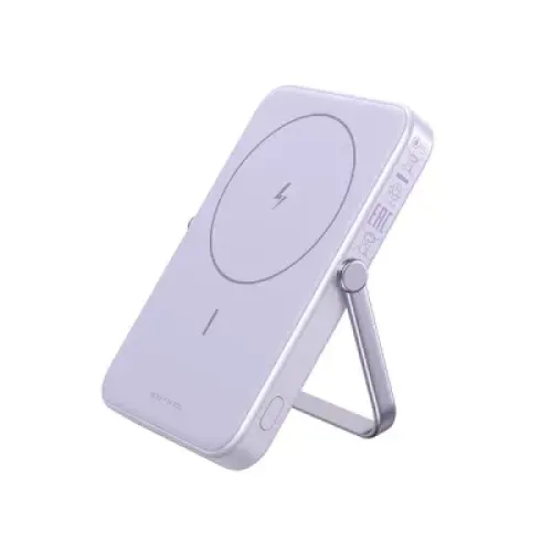 35606-1-500x500-1.webp UGREEN 35606 PB571 Uno 5000mAh 20W Magnetic Wireless Power Bank - Purple - Image 1