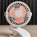 P8 USB Small Handheld Rechargeable Clip Fan-2400mAh Battery