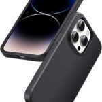 UGREEN 15031 Silky Silicone Protective Case for iPhone 14 Pro (Black)#LP631