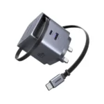 UGREEN 65826 65W GaN Fast Charger with Retractable Cable