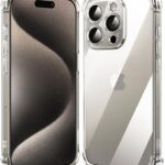 UGREEN 25387 Cushion Protective Case for iPhone 15 Pro Max 6.7-inch Clear