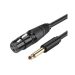 UGREEN 20720 6.5mm Male to XLR Female AV Audio Cable 3m (Black)