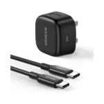 UGREEN CD137 (50577) 20W USB-C PD Fast Wall Charger with Type-C to Lightning Cable UK Plug (Black)