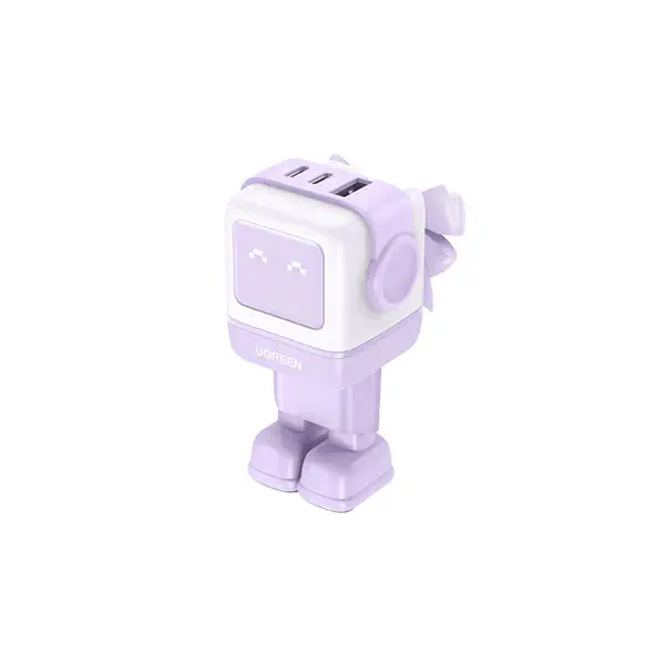 CD361-600x600-1.webp UGREEN 35291 Nexode RG 65W 3-Port GaN Fast Charger EU Purple - Image 1