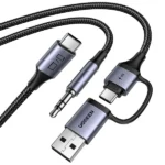 UGREEN 45009 CM772 USB-C to 3.5mm Audio and Charging 2-in-1 Adapter Cable