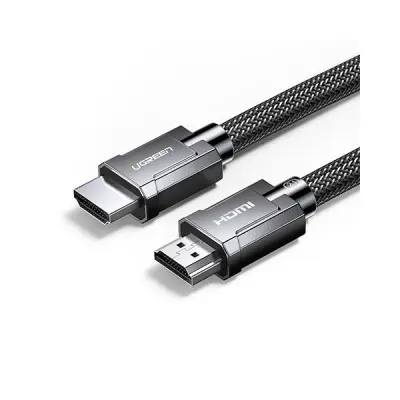 HD135-400x400-1.webp UGREEN HD140 (70319) Ultra High-Speed 8K Braided HDMI Male to Male Cable (1m) - Space Gray - Image 1