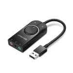UGREEN 40964 USB External Stereo Sound Adapter 15cm (Black)
