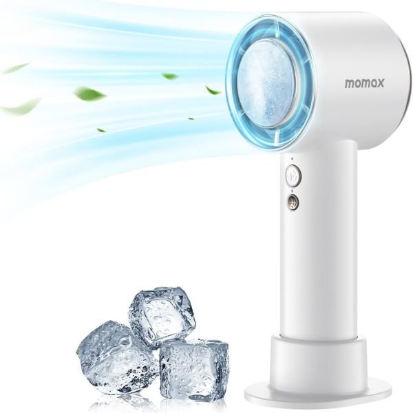 Momax-Ultra-Freeze-Portable-Icy-Cooling-Fan.jpg Momax Ultra Freeze Portable Icy Cooling Fan 12000rpm (IF15) - Image 1