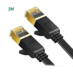 UGREEN 11261 Cat 7 U/FTP Lan Cable Flat Design 2m (Black) #NW106