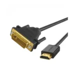 UGREEN HD106 (10136) Bi-Directional HDMI Male to DVI (24+1) Male Full HD Cable (3m) - Black