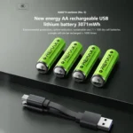 Remax AA USB Rechargeable Lithium Battery 4-Piece Set
