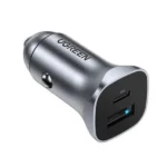 UGREEN 30780 Dual USB Car Charger (Space Gray)