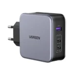 UGREEN Nexode 90549 140W 3-Port Type-C & USB-A GaN Fast Wall Charger EU Plug (Space Gray)