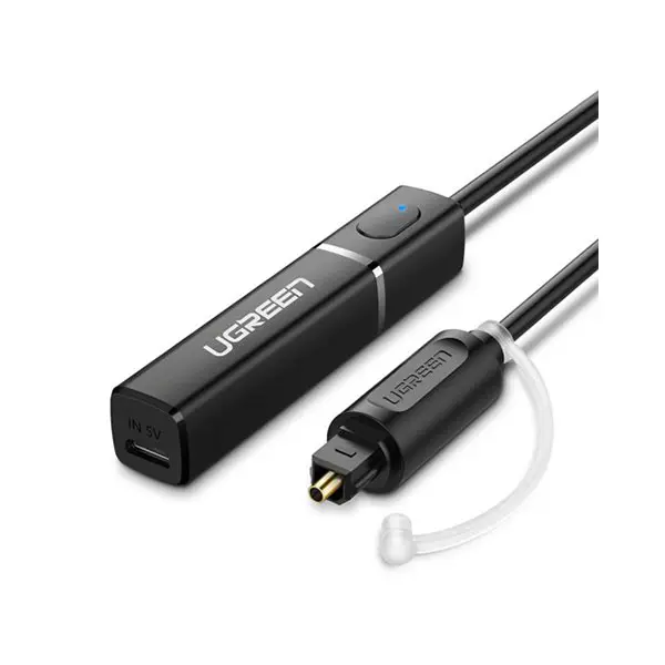 UGREEN-CM150-50213-Bluetooth-5.0-Transmitter-Audio-Adapter-600x600-1.webp UGREEN 50213 CM150 Wireless Bluetooth 5.0 Audio Transmitter with Optical Toslink Plug - Image 1