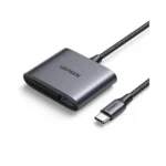 UGREEN 80798 USB-C to SD/TF and USB 2.0 Memory Card Reader