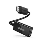 UGREEN MM137 (70694) DisplayPort Male to HDMI Female 4K 60Hz Adapter (25cm) - Black