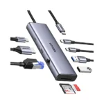 UGREEN 15375 Multifunction 9-in-1 USB-C Hub Adapter (Space Gray)