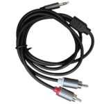 UGREEN 10513 3.5mm Male to 2 RCA Male Stereo Audio Cable (5m, Gray)