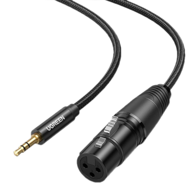 UGREEN_35mm_Three_Pole_Male_to_XLR_Femal-Ugreen-94a17-475584.png UGREEN 20244 3.5mm Three-Pole Male to XLR Female Audio Cable 2m - Image 1