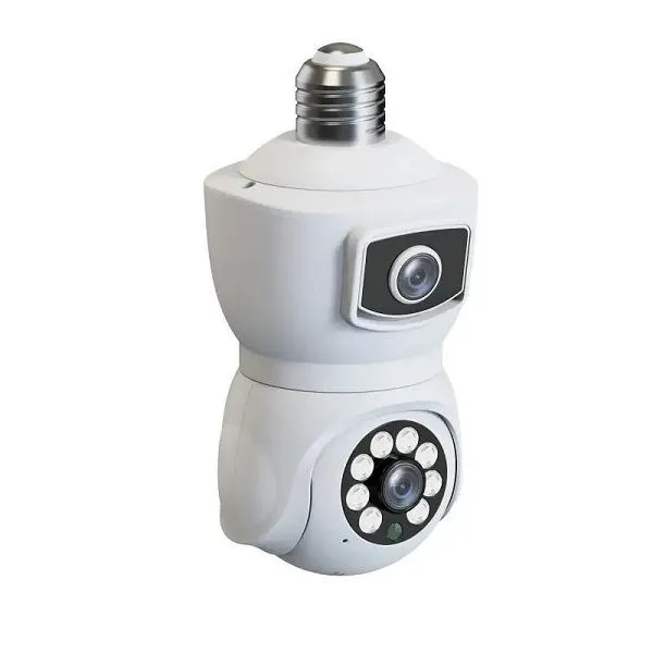 V380-E9-Dual-Lens-Bulb-PTZ-IP-Camera-WH.webp V380 E9 Dual Lens Bulb PTZ IP Camera- White Color - Image 1