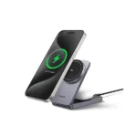 UGREEN 45023 MagFlow W706 2-in-1 Qi2 20W Magnetic Wireless Charger Stand
