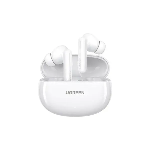 WS205-45585-600x600-1.webp UGREEN 45585 HiTune T6s Hybrid Active Noise-Cancelling Wireless Earbuds (White) - Image 1