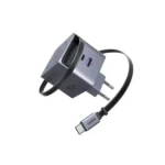 UGREEN X371 (65822) 45W GaN Fast Charger with Retractable Cable Purple