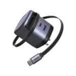 UGREEN 65825 65W GaN Fast Charger with Retractable Cable