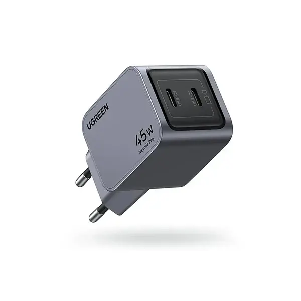 X707-35008-600x600-1.webp UGREEN 35008 Nexode Pro 45W Dual USB-C GaN Fast Charger EU - Image 1