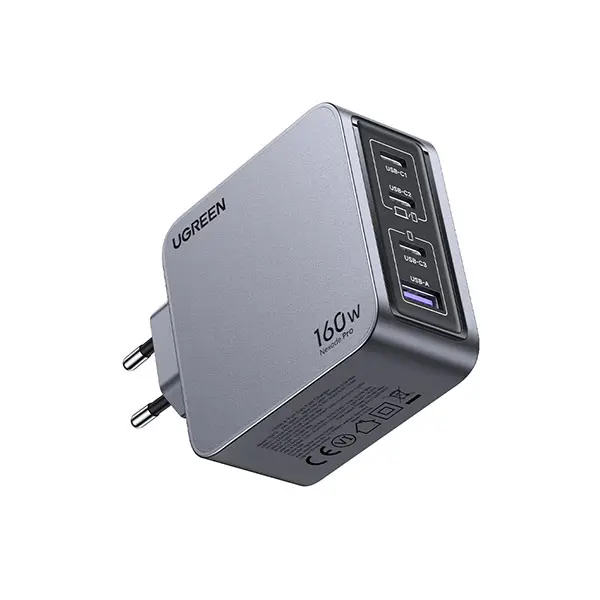 X763-600x600-1.webp UGREEN 25877 Nexode Pro 160W 4-Port GaN Fast Charger Set EU - Image 1