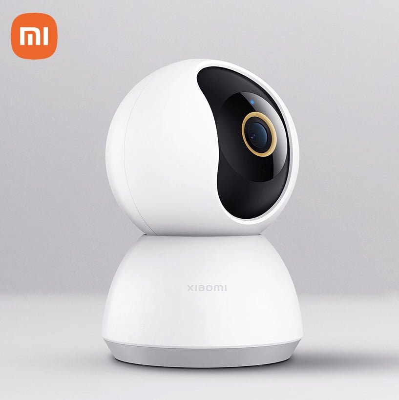 Xiaomi-C300-IP-Camera.jpg Xiaomi C300 360 Degree 2K Night Vision IP Camera- White Color - Image 1