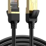 UGREEN 11229 Cat 7 F/FTP Lan Cable 0.5m (Black) #NW107
