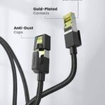 UGREEN 80421 Cat 7 Shielded Round Ethernet Cable with Braided Mesh 1m #NW150