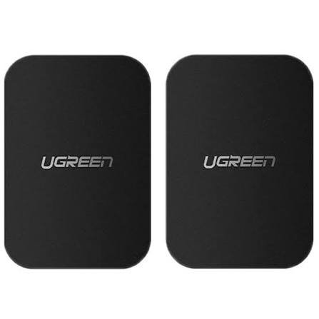 images-8.jpg UGREEN 60410 Metal Plate for Magnetic Phone Stand (2 Pack Rectangular + Rounded - Black) - Image 1