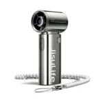 JISULIFE Handheld Fan Life9S Chrome – 27,000 RPM Turbo Portable Fan (5000mAh)