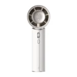 JISULIFE Handheld Fan Pro1 Mini – 100-Speed Precision Turbo Fan with Premium PU Leather (4250mAh)