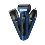 Kemei KM-6330 3-in-1 Professional Rechargeable Hair, Beard and Nose Trimmer