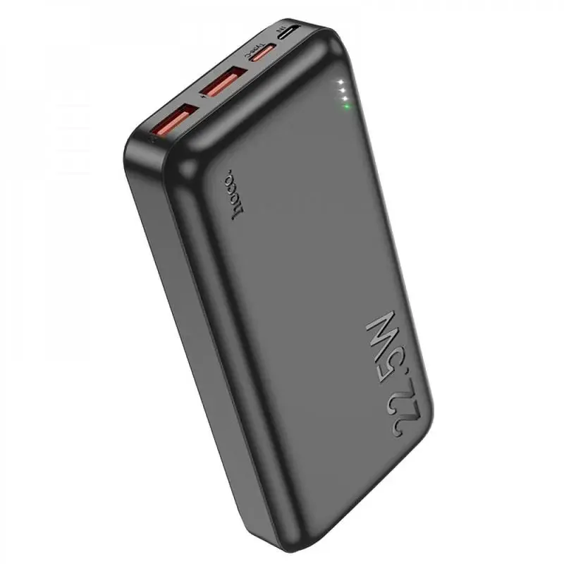 product_10651_main-Copy.webp Hoco J101A Astute 22.5W 20000mAh Fast Charging Power Bank - Black - Image 1