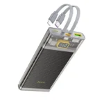 Hoco J104 Discovery Edition 22.5W 10000mAh Power Bank with Built-in Cables