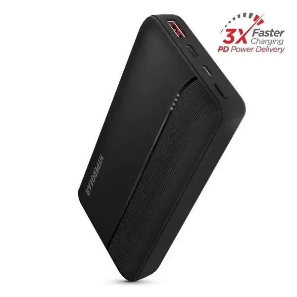 product_10829_main.webp HyperGear 20000mAh 20W PD Plus USB Fast Charging Power Bank - Black - Image 1