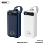 Remax RPP-522 Chinen Series 22.5W 30000mAh PD20W+QC Fast Charging Power Bank