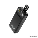 Geeoo P410 22.5W PD Super Fast Charging 20000mAh Power Bank with Attached Cables & LCD Display