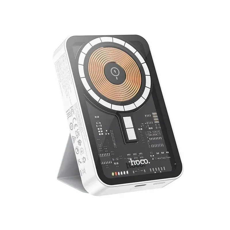 product_11600_main.webp hoco Q10A Clear Discovery 20W PD 10000mAh Transparent Magnetic Wireless Power Bank - Image 1