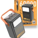 HOCO J110A Powerful PD65W 60000mAh Power Bank with Camping LED Light