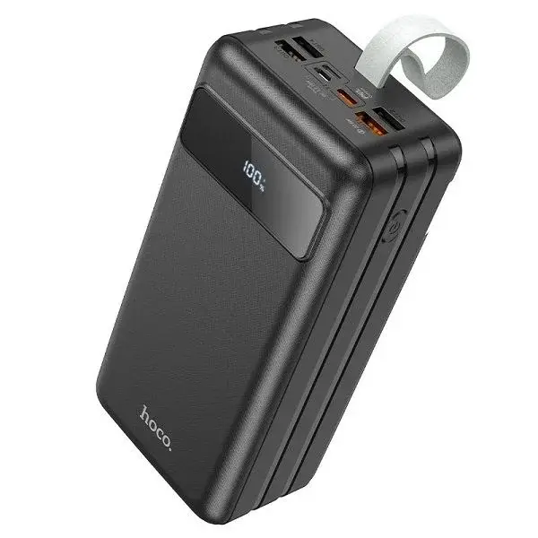 product_12804_main.webp Hoco J86B Electric 22.5W 60000mAh Power Bank with LED Desk Lamp & Leather Strap - Image 1