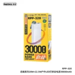 Remax RPP-320 Chinen Series 30000mAh 22.5W Fast Charging Power Bank with LED Light