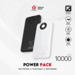 Fantech S1 Slim Mini 10000mAh Power Bank with Type-C Input & Circular LED Display